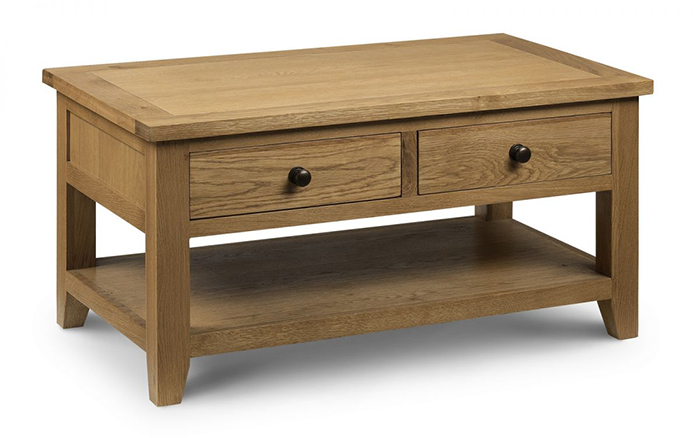 Astoria Coffee Table With Two Drawers - Click Image to Close